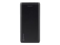 Griffin Reserve - Banque d'alimentation - 18200 mAh - 17 Watt - 3.4 A - 2 connecteurs de sortie (USB) - sur le câble : Micro-USB - noir GC43396