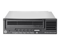 HPE StoreEver 6250 - Lecteur de bandes magnétiques - LTO Ultrium (2.5 To / 6.25 To) - Ultrium 6 - SAS-2 - interne - 5.25" - chiffrement - pour ProLiant DL320e Gen8, DL360p Gen8, DL385p Gen8, ML350e Gen8, ML350p Gen8, SL270s Gen8 EH969A