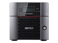 BUFFALO TeraStation 5210DN - Serveur NAS - 2 Baies - 4 To - SATA 6Gb/s - HDD 2 To x 2 - RAID 0, 1, JBOD - RAM 4 Go - 10 Gigabit Ethernet - iSCSI - avec service d'échange du disque dur TeraStation VIP en 24 h pendant 3 ans TS5210DN0402-EU