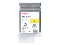 Canon LUCIA PFI-101 Y - 130 ml - jaune - original - réservoir d'encre - pour imagePROGRAF iPF5000, iPF5100, iPF6000S, iPF6100, iPF6200 0886B001