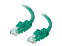 C2G Cat6 Booted Unshielded (UTP) Network Patch Cable - Cordon de raccordement - RJ-45 (M) pour RJ-45 (M) - 1.5 m - UTP - CAT 6 - moulé, sans crochet, bloqué - vert 83427