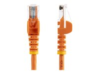 StarTech.com Câble réseau Cat5e UTP sans crochet - 7 m Orange - Cordon Ethernet RJ45 anti-accroc - Câble patch - Cordon de raccordement - RJ-45 (M) pour RJ-45 (M) - 7 m - UTP - CAT 5e - sans crochet - orange 45PAT7MOR