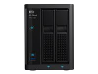 WD My Cloud PR2100 WDBBCL0280JBK - Pro Series - serveur NAS - 2 Baies - 28 To - HDD 14 To x 2 - RAID RAID 0, 1, JBOD - RAM 4 Go - Gigabit Ethernet WDBBCL0280JBK-EESN