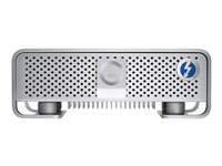 G-Technology G-DRIVE GDRETHU3EB60001BDB - Disque dur - 6 To - externe (de bureau) - USB 3.0 / Thunderbolt - 7200 tours/min - argent 0G04024