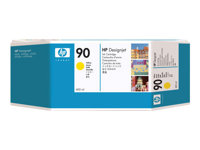 HP 90 - Pack de 3 - 400 ml - jaune - originale - cartouche d'encre - pour DesignJet 4000, 4000ps, 4020, 4020ps, 4500, 4500mfp, 4500ps, 4520, 4520 HD-MFP, 4520ps C5085A