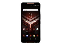 ASUS ROG Phone (ZS600KL) - Smartphone - double SIM - 4G LTE - 128 Go - GSM - 6" - 2160 x 1080 pixels - AMOLED - RAM 8 Go (caméra avant de 8 mégapixels) - 2x caméras arrière - Android - noir 90AZ01Q1-M00380