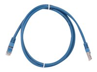 Uniformatic - Cordon de raccordement - RJ-45 (M) pour RJ-45 (M) - 1 m - FTP - CAT 6 - moulé - bleu 23121