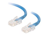 C2G Câble de raccordement réseau croisé non amorcé non blindé (UTP) Cat5e - Câble inverseur - RJ-45 (M) pour RJ-45 (M) - 1 m - UTP - CAT 5e - bloqué, uniboot - bleu 83298