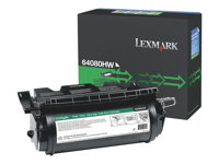 Lexmark - À rendement élevé - noir - original - remanufacturé - cartouche de toner - pour Lexmark T640, T642, T644, X642, X644, X646 64080HW