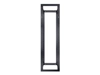 APC NetShelter 4 Post Open Frame Rack - Rack - noir - 44U - pour P/N: SUA5000RMI5U AR204A