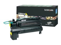 Lexmark - À rendement extrêmement élevé - jaune - original - cartouche de toner LRP - pour Lexmark XS796de, XS796dte 24B5834