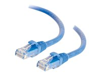 C2G - Cordon de raccordement - RJ-45 (M) pour RJ-45 (M) - 3 m - UTP - CAT 6a - démarré, sans crochet - bleu 82505