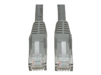 Tripp Lite 50ft Cat6 Gigabit Snagless Molded Patch Cable RJ45 M/M Gray 50' - Cordon de raccordement - RJ-45 (M) pour RJ-45 (M) - 15.2 m - UTP - CAT 6 - moulé, sans crochet, bloqué - gris N201-050-GY