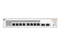 HPE Aruba Instant On 1930 8G Class4 PoE 2SFP 124W Switch - Commutateur - C3 - Géré - 8 x 10/100/1000 (PoE) + 2 x Gigabit SFP - Montable sur rack - PoE (124 W) JL681A#ABB