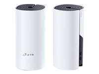 TP-Link Deco P9 - Système Wi-Fi (2 routeurs) - jusqu'à 4000 pieds carrés - maillage - GigE, HomePlug AV (HPAV) - 802.11a/b/g/n/ac, Bluetooth 4.2 - Bi-bande DECO P9(2-PACK)