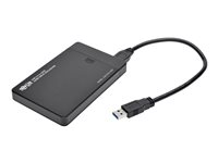 Tripp Lite USB 3.0 SuperSpeed External 2.5 in. SATA Hard Drive Enclosure - Boitier externe avec indicateur d'alimentation - 2.5" - SATA 6Gb/s - 600 Mo/s - USB 3.0 - noir U357-025-UASP