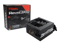 Enermax RevoBron ERB700AWT - Alimentation électrique (interne) - ATX12V 2.4 - 80 PLUS Bronze - CA 100-240 V - 700 Watt - PFC active ERB700AWT