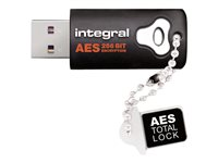 Integral Crypto Drive - Clé USB - chiffré - 8 Go - USB 2.0 INFD8GCRYPTO197