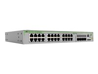 Allied Telesis CentreCOM AT-GS970M/28 - Commutateur - C3 - Géré - 24 x 10/100/1000 + 4 x SFP (mini-GBIC) lien montant - de bureau AT-GS970M/28-50