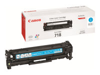 Canon 718 Cyan - Cyan - original - cartouche de toner - pour i-SENSYS LBP7210, LBP7680, MF728, MF729, MF8340, MF8360, MF8380, MF8540, MF8550, MF8580 2661B002