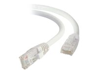 C2G - Cordon de raccordement - RJ-45 (M) pour RJ-45 (M) - 3 m - UTP - CAT 6 - démarré, sans crochet - blanc 82487