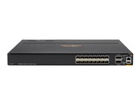 HPE Aruba CX 8360-16Y2C - Commutateur - C3 - Géré - 16 x 1/10/25 Gigabit SFP / SFP+ / SFP28 + 2 x 40 Gigabit QSFP+ / 100 Gigabit QSFP28 - flux d'air de l'avant vers l'arrière - Montable sur rack - Conformité TAA JL702A#ABB