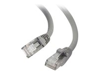 C2G - Cordon de raccordement - RJ-45 (M) pour RJ-45 (M) - 3 m - UTP - CAT 6a - démarré, sans crochet - gris 82535