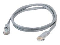 C2G Cat5e Booted Unshielded (UTP) Network Patch Cable - Cordon de raccordement - RJ-45 (M) pour RJ-45 (M) - 100 m - UTP - CAT 5e - moulé, sans crochet, bloqué - gris 83152