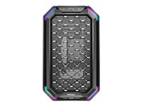 Antec Dark Cube - Cube moyen - micro ATX - panneau latéral fenêtré (verre trempé) - pas d'alimentation - USB/Audio 0-761345-80034-1