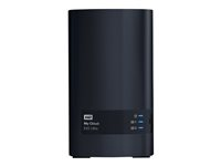 WD My Cloud EX2 Ultra WDBVBZ0280JCH - Dispositif de stockage personnel dans le nuage - 2 Baies - 28 To - HDD 14 To x 2 - RAID RAID 0, 1, JBOD - RAM 1 Go - Gigabit Ethernet - iSCSI support WDBVBZ0280JCH-EESN
