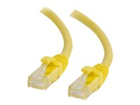 C2G - Cordon de raccordement - RJ-45 (M) pour RJ-45 (M) - 3 m - UTP - CAT 6 - démarré, sans crochet - jaune 82481