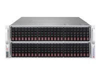 Supermicro SC417 BE2C-R1K28WB - Rack-montable - 4U - ATX étendu - SATA/SAS - hot-swap - alimentation redondante 1280 Watt - noir CSE-417BE2C-R1K28WB