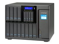 QNAP TS-1685 - Serveur NAS - 16 Baies - SATA 6Gb/s - RAID 0, 1, 5, 6, 10, JBOD, disque de réserve 10 - RAM 64 Go - Gigabit Ethernet / 10 Gigabit Ethernet - iSCSI TS-1685-D1531-64G