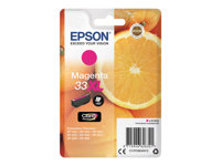 Epson 33XL - 8.9 ml - XL - magenta - original - emballage coque avec alarme radioélectrique/ acoustique - cartouche d'encre - pour Expression Home XP-635, 830; Expression Premium XP-530, 540, 630, 635, 640, 645, 830, 900 C13T33634022