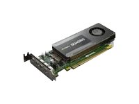 NVIDIA Quadro K1200 - Carte graphique - Quadro K1200 - 4 Go GDDR5 - PCIe 2.0 x16 profil bas - 4 x Mini DisplayPort - pour ThinkStation P300 (SFF); P310 (SFF) 4X60K17570