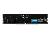 Crucial - DDR5 - module - 16 Go - DIMM 288 broches - 5200 MHz / PC5-41600 - CL42 - 1.1 V - mémoire sans tampon - non ECC CT16G52C42U5