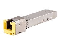 HPE Aruba Cat6A - Module transmetteur SFP+ - 10 GigE - 10GBase-T - RJ-45 - jusqu'à 30 m - pour HPE Aruba 8320, 8325-48Y8C, MACsec Advanced Module; CX 10000 Empty Chassis JL563A