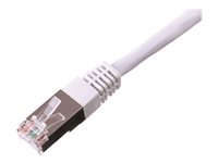 Uniformatic - Cordon de raccordement - RJ-45 (M) pour RJ-45 (M) - 50 cm - FTP - CAT 6 - moulé, bloqué - blanc 23840