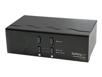 StarTech.com Switch VGA automatique à 2 ports - Commutateur VGA 2 ports - Commutateur pour moniteur - 2 x VGA - 2 utilisateurs locaux - de bureau - pour P/N: SVA12M2NEUA, SVA12M5NA ST122VGAU