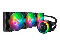 Cooler Master MasterLiquid ML360R RGB - Système de refroidissement liquide de processeur - (pour : LGA775, LGA1156, AM2, AM2+, LGA1366, AM3, LGA1155, AM3+, LGA2011, FM1, FM2, LGA1150, FM2+, LGA2011-3, LGA1151, AM4, LGA2066, LGA1200) - aluminium - 120 mm MLX-D36M-A20PC-R1