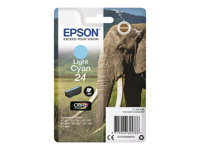 Epson 24 - 5.1 ml - cyan clair - original - cartouche d'encre - pour Expression Photo XP-55, 750, 760, 850, 860, 950, 960, 970; Expression Premium XP-750, 850 C13T24254012