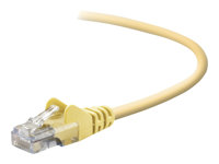 Belkin - Cordon de raccordement - RJ-45 (M) pour RJ-45 (M) - 5 m - CAT 5e - Moulé, Sans crochet - jaune - pour Omniview SMB 1x16, SMB 1x8; OmniView SMB CAT5 KVM Switch A3L791B05M-YLWS