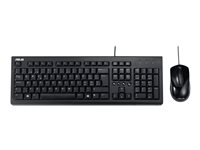 ASUS U2000 - ensemble clavier et souris - Français - noir 90-XB1000KM00000-