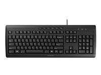 CHERRY STREAM 3.0 - Clavier - USB - anglais - Etats-Unis - commutateur à clé : CHERRY SX - noir G85-23200EU-2