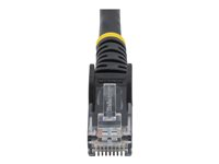 StarTech.com Câble Ethernet CAT6 2m - LSZH (Low Smoke Zero Halogen) - Cordon RJ45 UTP Anti-accrochage 10 GbE LAN - Câble Réseau Internet 650MHz 100W PoE - Noir - Snagless - 24AWG (N6LPATCH2MBK) - Cordon de raccordement - RJ-45 (M) pour RJ-45 (M) - 2 m - 6 mm - UTP - CAT 6 - sans crochet - noir N6LPATCH2MBK