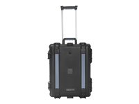 DICOTA - Valise à roulette pour 14 tablettes - boîtier de charge - plastique ABS - noir D31898