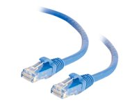 C2G - Cordon de raccordement - RJ-45 (M) pour RJ-45 (M) - 3 m - UTP - CAT 6 - démarré, sans crochet - bleu 82463