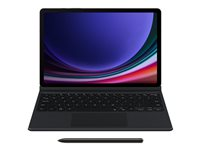 Samsung EF-DX715 - Clavier et étui (couverture de livre) - avec trackpad - Bluetooth, POGO pin - noir clavier, noir étui - boîte de suspension - pour Galaxy Tab S9 EF-DX715BBEGFR