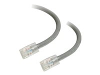 C2G Câble de raccordement réseau Cat5e non amorcé non blindé (UTP) - Cordon de raccordement - RJ-45 (M) pour RJ-45 (M) - 3 m - UTP - CAT 5e - bloqué, uniboot - gris 83004