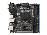 MSI B360I GAMING PRO AC - Carte-mère - mini ITX - Socket LGA1151 - B360 - USB 3.1 Gen 1, USB 3.1 Gen 2 - Bluetooth, Gigabit LAN, Wi-Fi - carte graphique embarquée (unité centrale requise) - audio HD (8 canaux) B360I GAMING PRO AC